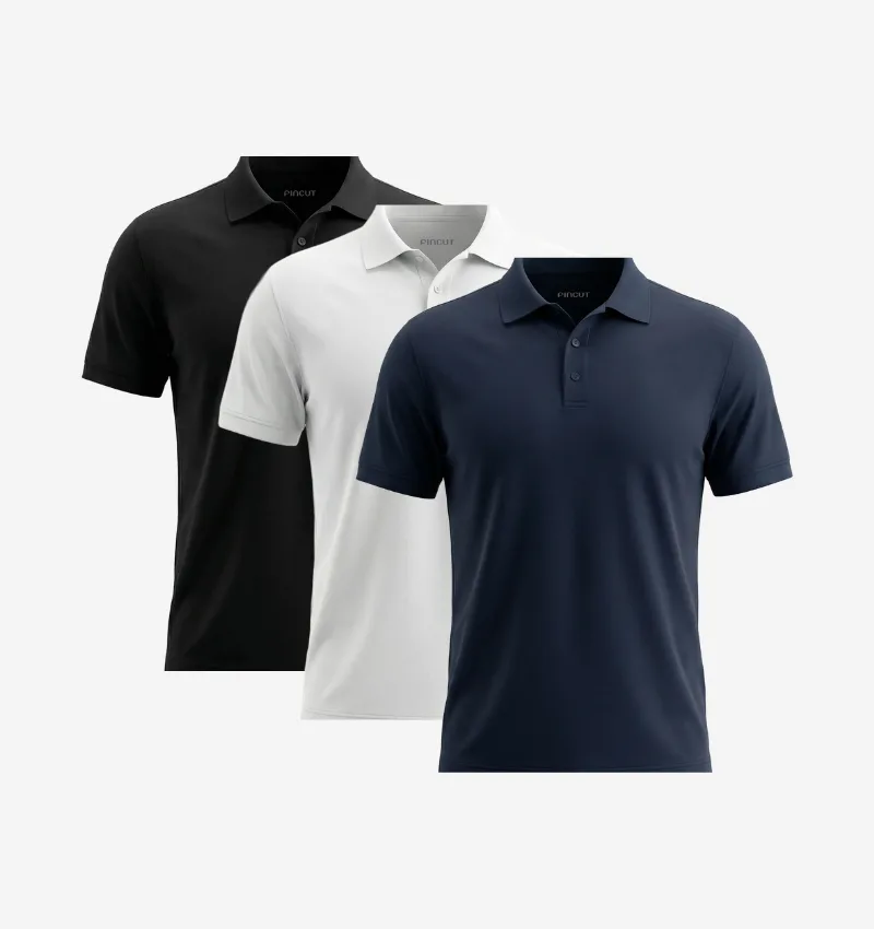 Pack de 3 Polos - Essentiel