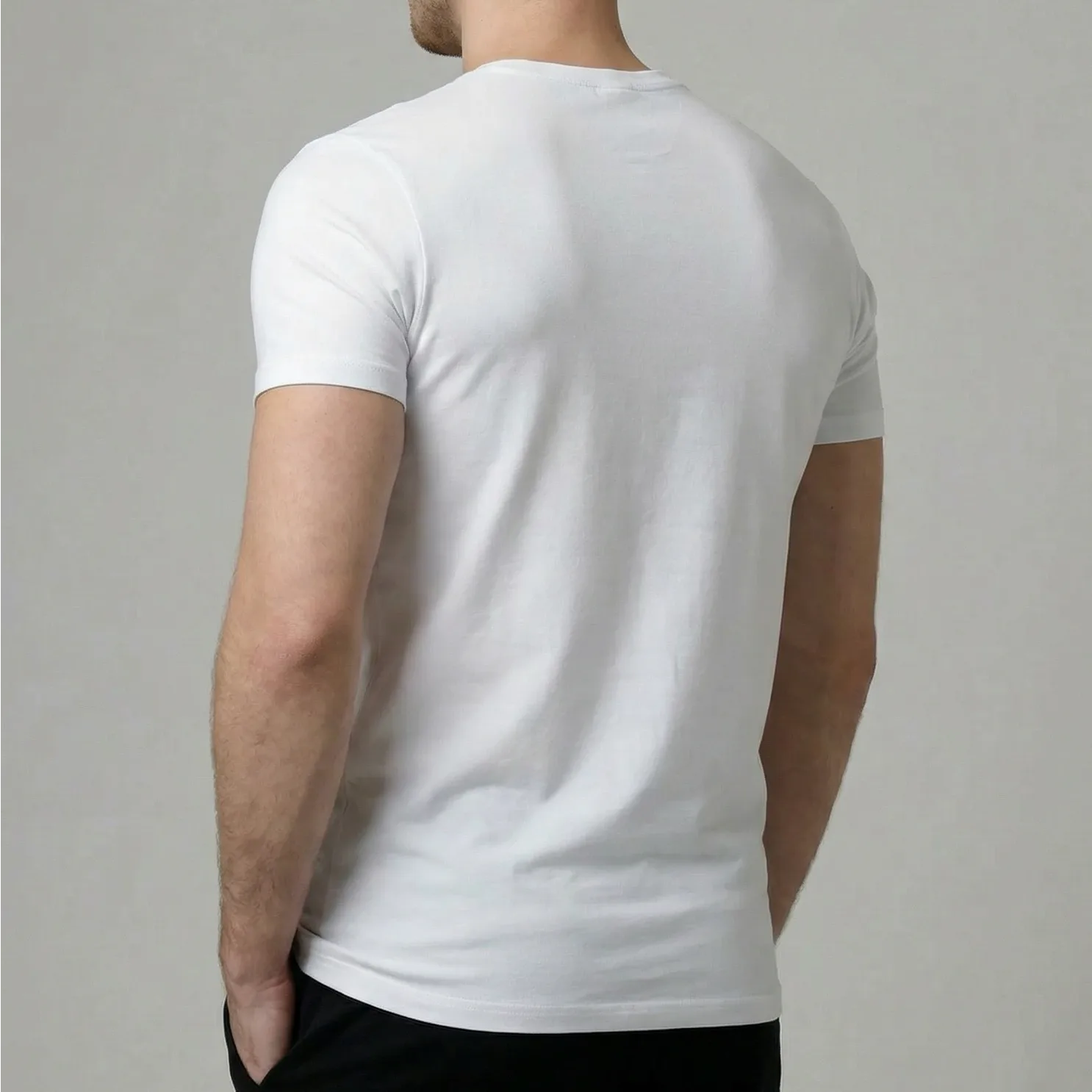Pack de 2 Col V - Blanc