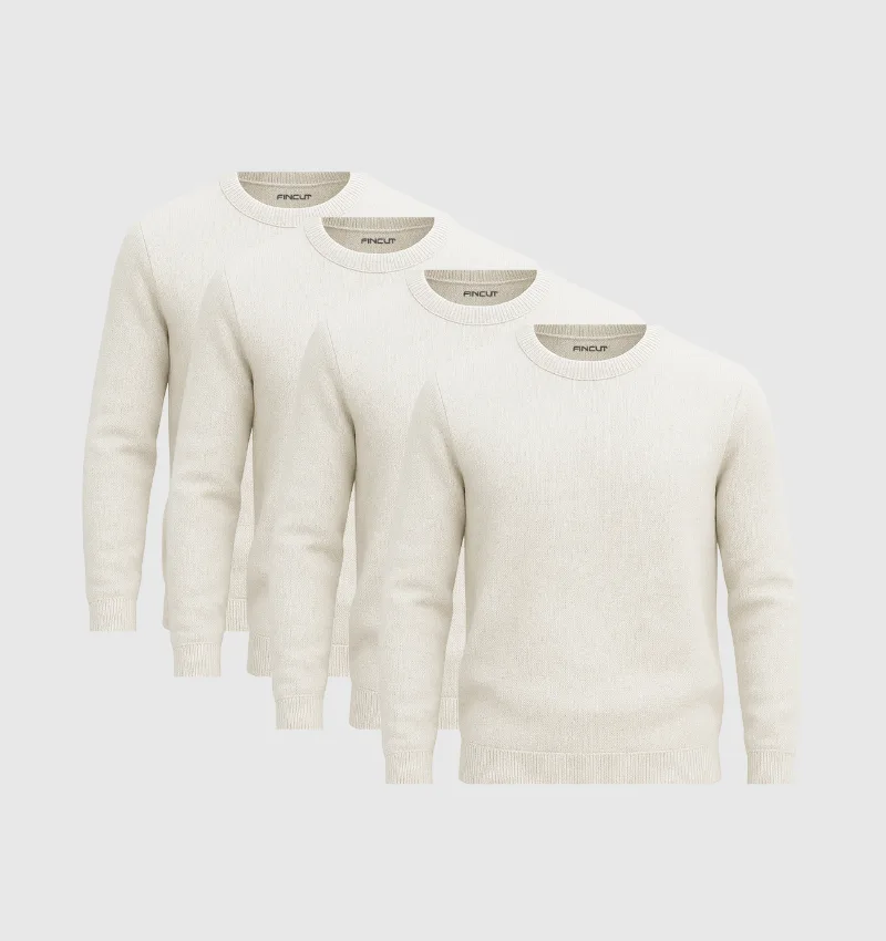 Pack de 4 Pulls - Beige